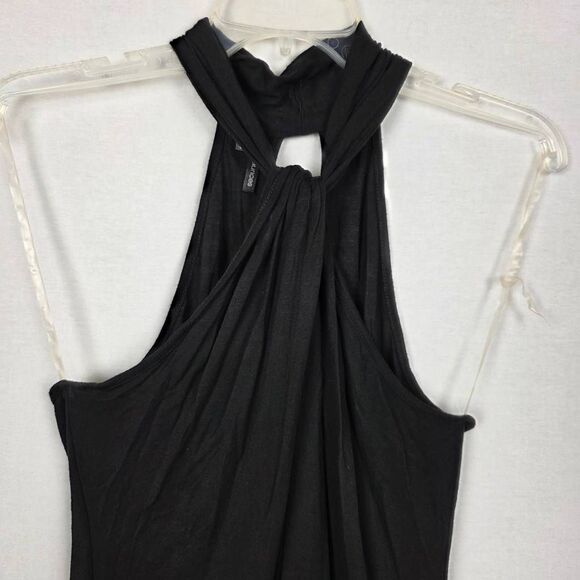 Maurices L Black Halter Twist Back Tank Top Dressy - Picture 2 of 9